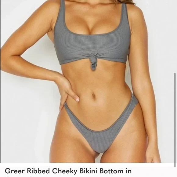 Frankie’s bikini grey swimsuit - Picture 3 of 4
